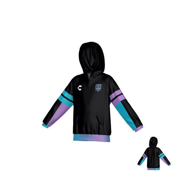 828 Black Equipment Youth Hoodie