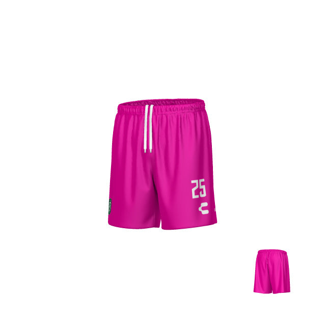 Ozark United FC Fuchsia Away Goalkeeper Short for Men (Required)