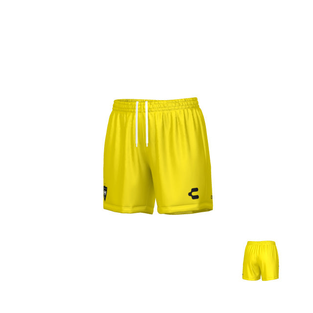 Mandan Yellow Home Goalkeeper Short for Women