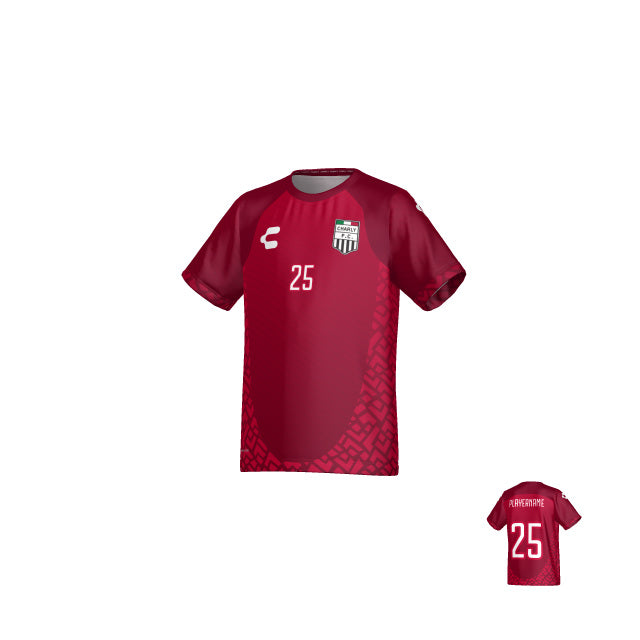 Red Charly FC Jersey for Boy